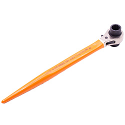 Ключ гаечный накидной трещотка; двойной изолированный DWI 10/13