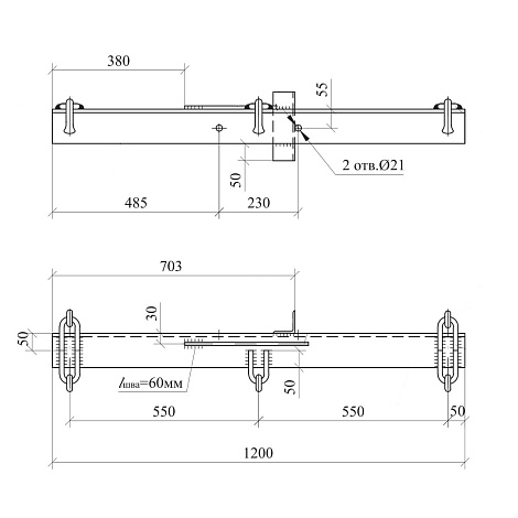 Траверса ТМ-2002 (12.020)