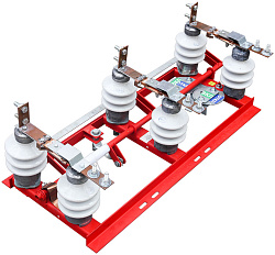 Разъединитель РЛНД-1-10II/400 УХЛ1 с приводом ПРНЗ-10
