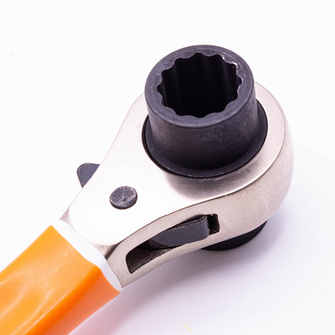 Ключ гаечный накидной трещотка; двойной изолированный DWI 10/13