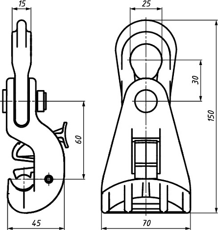 Подвесной зажим (PS 2000)