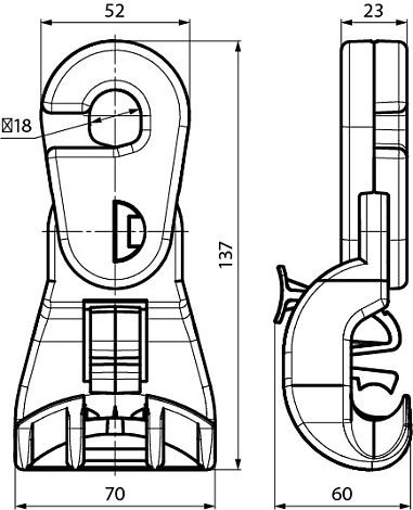 Поддерживающий зажим (PS 1500 P) - ВК