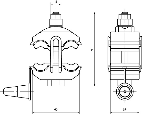 Ответвительный зажим (CT 80 P)