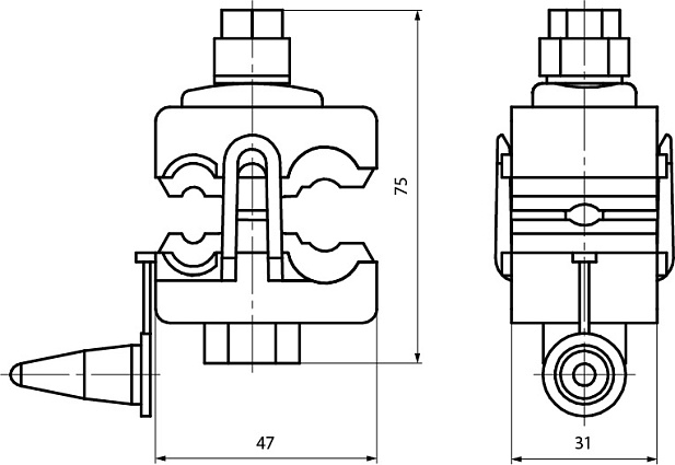 Ответвительный зажим (CT 70 P)
